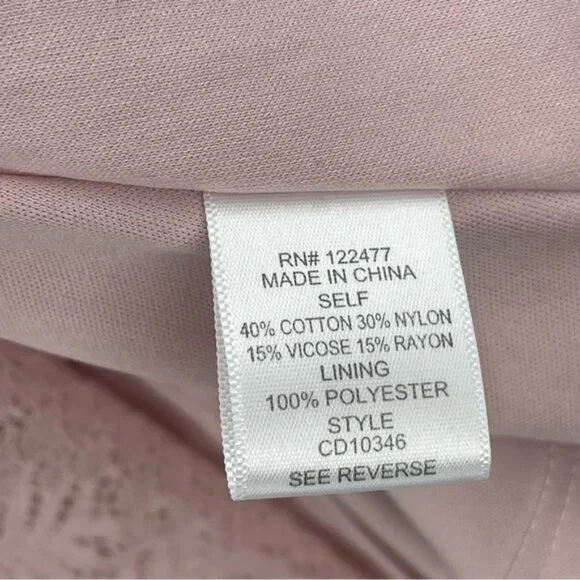 NSR Pink Lace Midi Dress Small - Picture 8 of 8